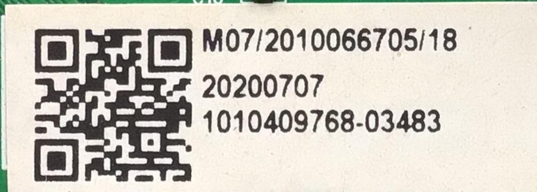 MAIN PARA SMART TV WESTINGHOUSE 4K RESOLUCION (3840 x 2160) UHD CON HDR / NUMERO DE PARTE  MS16010-ZC01-01 / 20200701 / 1010409768-03483 / MODELO  WR75UX4200 - Imagen 2